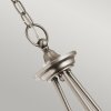 Żyrandol Waverly - 3 źródła światła - Klasyczny pewter Szkło z bąbelkami powietrza nowoczesny minimalistyczny KL-WAVERLY3-CLP KICHLER